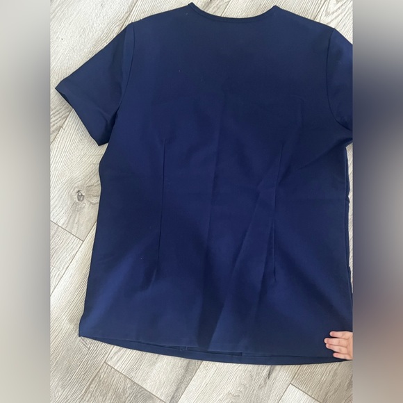 Figs Deep Blue Technical Collection scrub Top - Picture 3 of 5